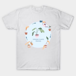 Print for growing plants process T-Shirt